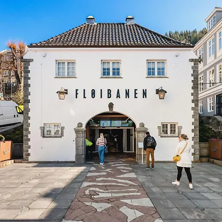Dinbnb L Balcony & Sea Views L 800 M To Bryggen Апартаменты Берген